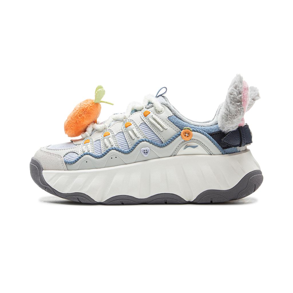 Disney x Li Ning Cookie Shoe Нескользящие, Износостойкие, Легкие, Термоизоляционные, Низкие, Повседневные Туфли Женские AGCV254-6