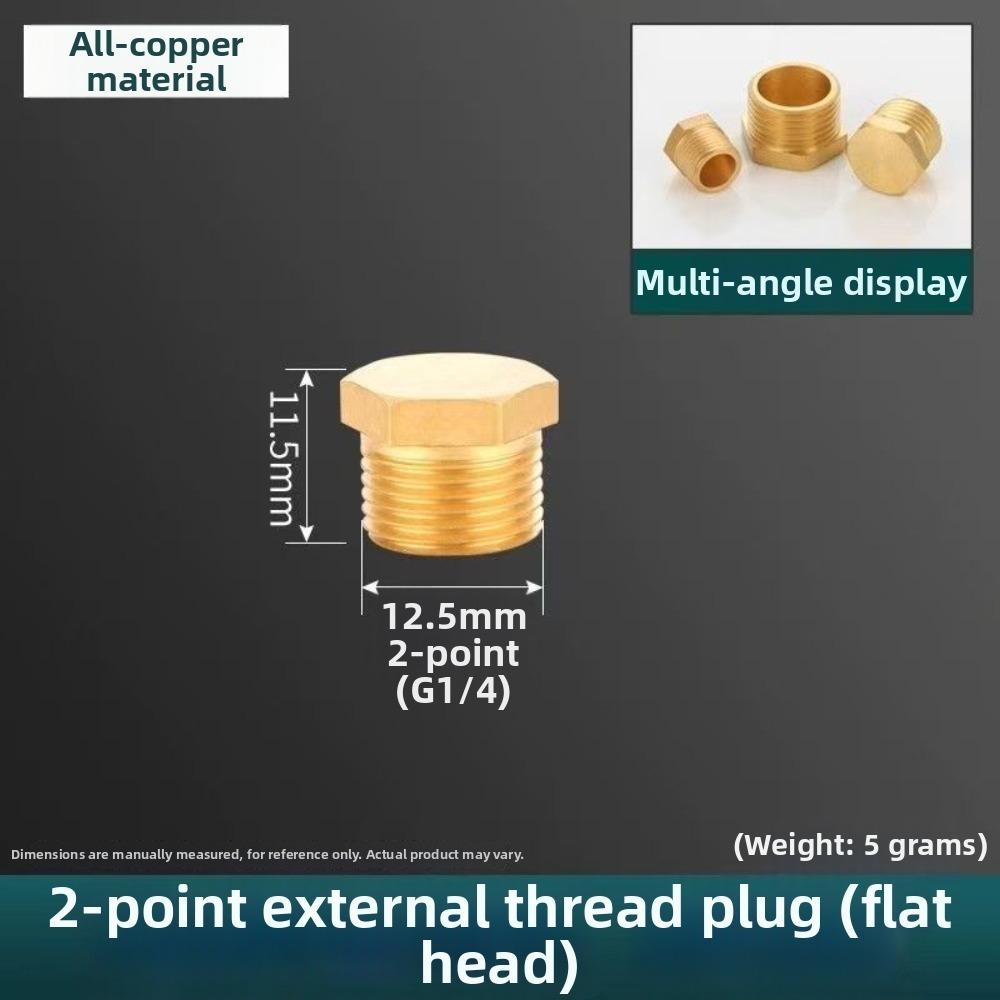 Threaded Pipe End Cap Hex Head Blind Stopper New Pipe Connector Oil Pipe