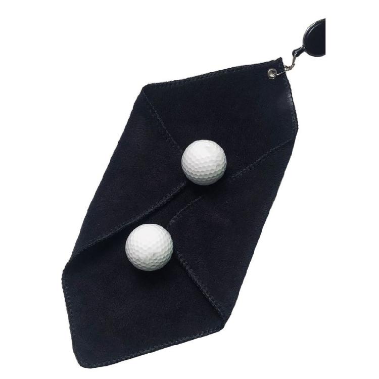 Convenient Golf Towel Cleaning Cloth for Golf Clubs With Retractable Hook