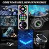 Новые 1,46-дюймовые Amoled Оригинальные умные часы Наушники TWS 2-в-1 Мужские для активного отдыха Bluetooth-звонки NFC Умные часы Локальная музыка