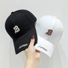 Baseball Cap Women Embroidered Letter Cotton Casual Sun Hat For Autumn