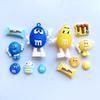 M&M's Candy Bean Clog Shoe Flower Decoration 3D Shoe Buckle Set for DIY Garden
