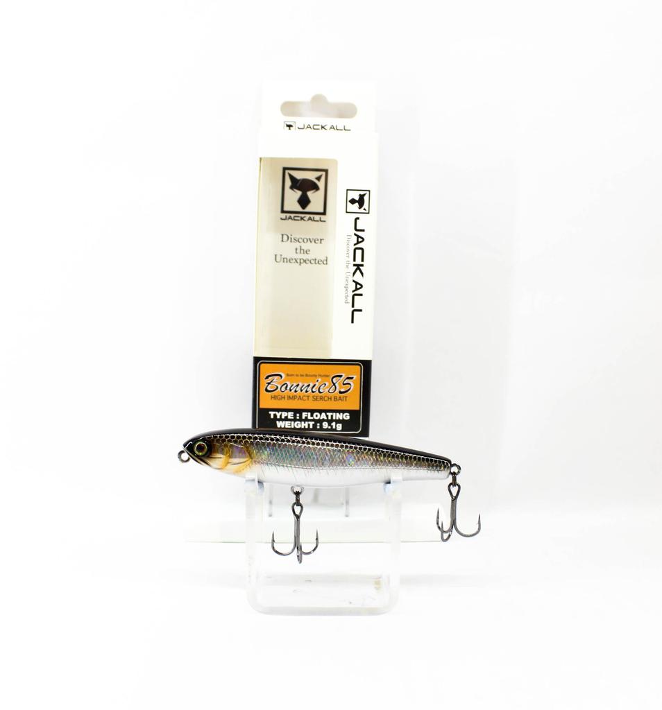 Jackall Bonnie 85 Floating Lure HL Silver & Black (8952)