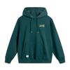 Li Ning X Badmarket Collaboration Sports Lifestyle Series Loose Fashion Versatile Hoodie With Brand Logo Men Hoodies Dark-Reef-Green AWDVE33-1