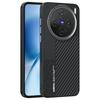 ABEEL For vivo X200s 5G Magnetic Case PC + TPU + Aluminum Alloy + PU Leather Slim Phone Back Cover
