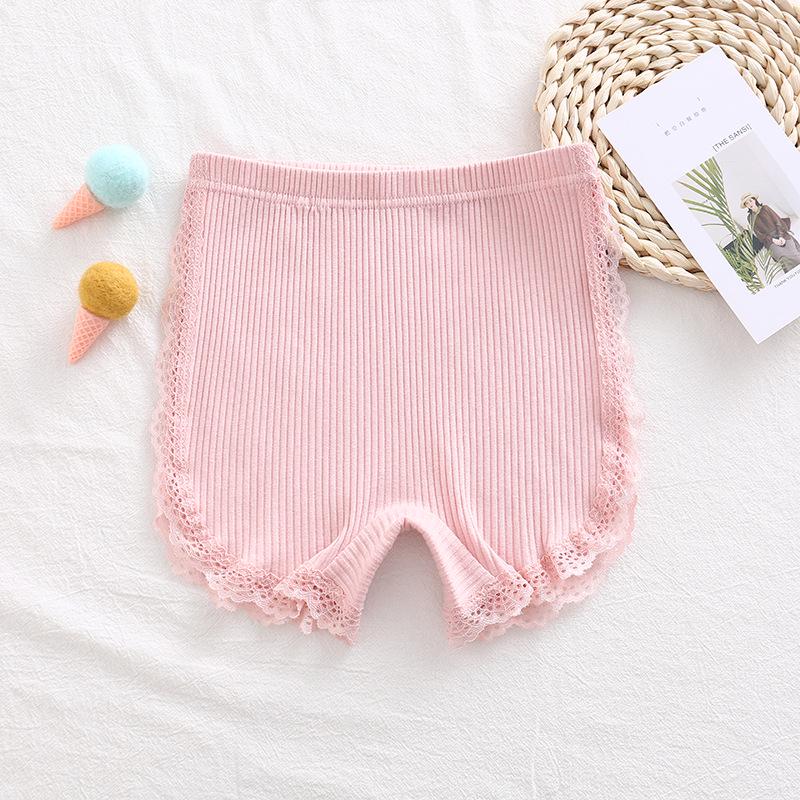 Girls' 2022 Summer Safety Pants - Lightweight, Pure Cotton Underwear for Small To Medium Children