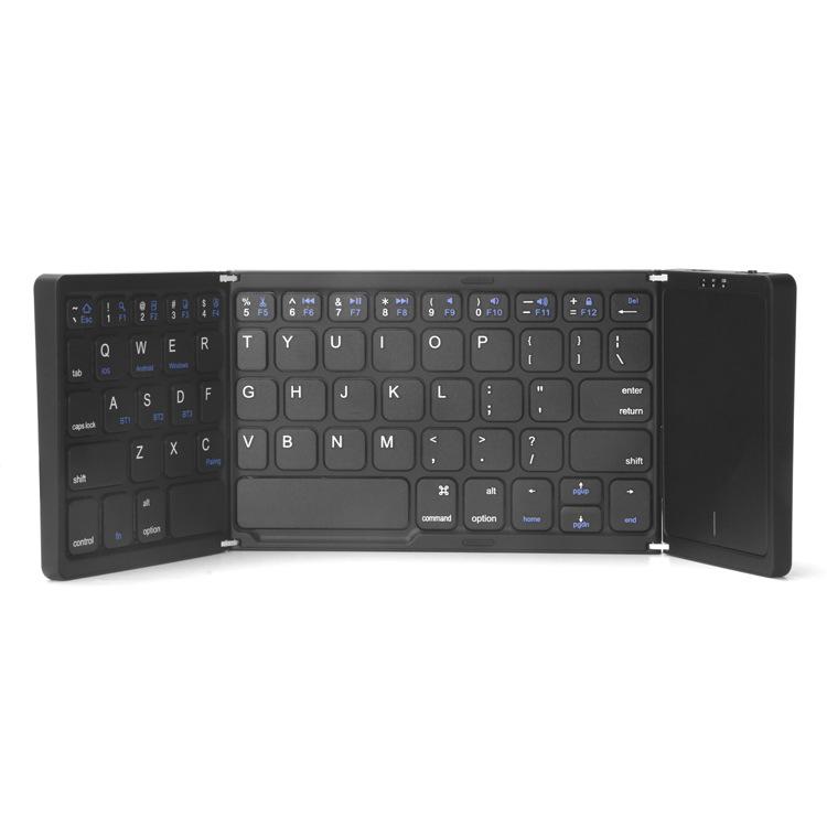 Bluetooth Wireless Foldable Keyboard with Touchpad for Phones & Tablets