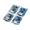 10pcs Type-C Micro Mini 5V1A 18650 TP4056 Lithium Battery Charger Module Charging Board With Protection Dual Function 1A Li-ion