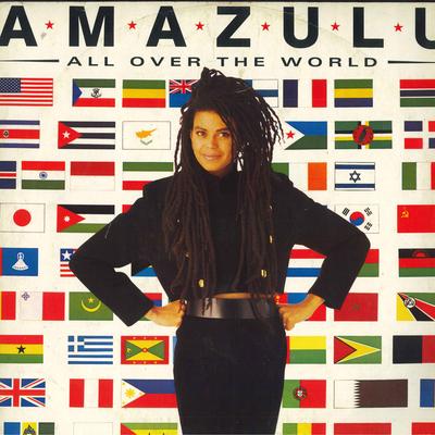 12-дюймовая пластинка AMAZULU - All Over The World 12IS310 ISLAND 1986 UK Танцевальная и Электронная Б/У