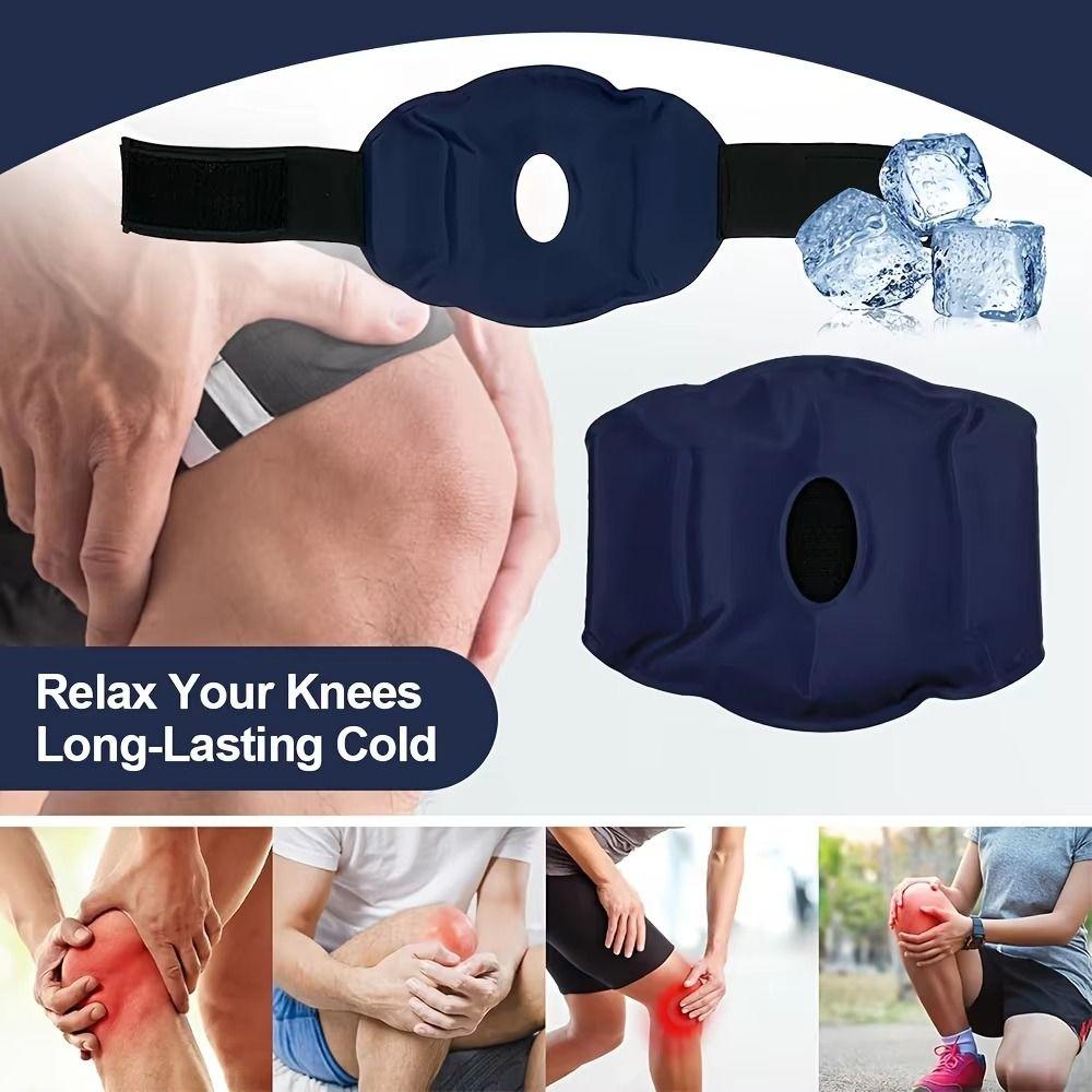 Dual Temperature Knee Ice Pack Wrap Hot And Cold compress Knee Wrap Gel Knee Pack Muscle Relief