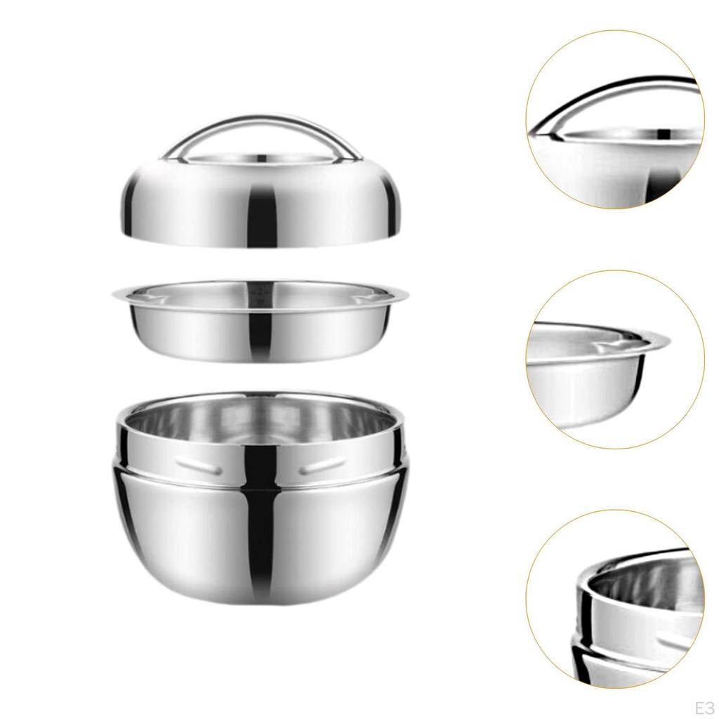 Нержавеющая сталь Bento Box Завтрак Еда подогреватель Обед Изолированный контейнер для кемпинга