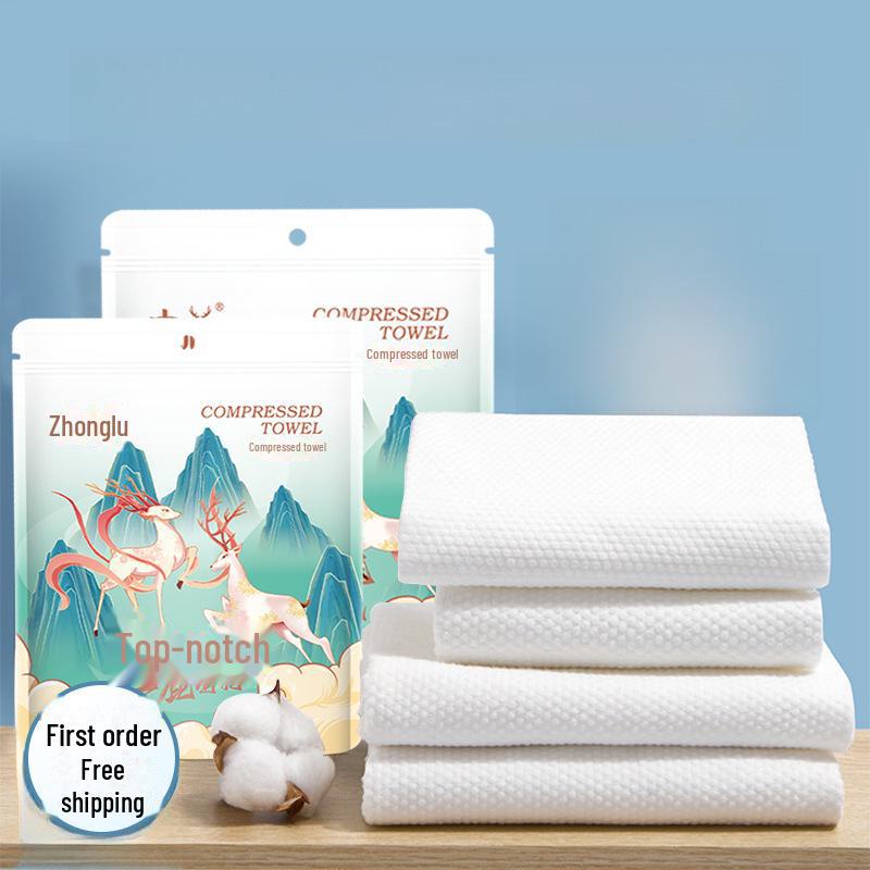 Individually Packaged Soft Compressed Towels for Makeup Removal