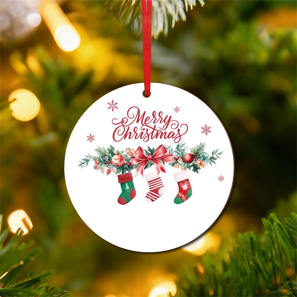 Подарочный Чулок Украшение Сувенир Деревянный Рождественский Подвесок