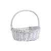 Brown White Handhold Weaving Basket With Handle Basket with Handle  Vegetables Fruit