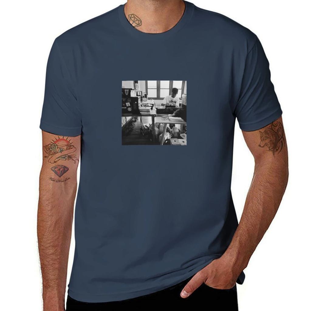 J Dilla Home Studio Tshirt Summer Print Short Sleeve Tee Tshirt