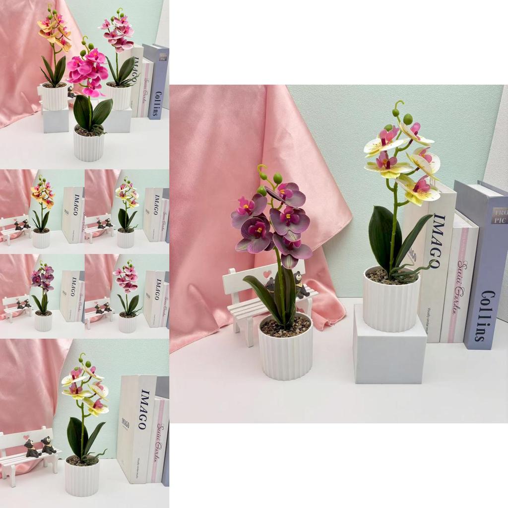 Indoor Orchid Plant Artificial Greenery For Wedding Home And Commercial Spaces