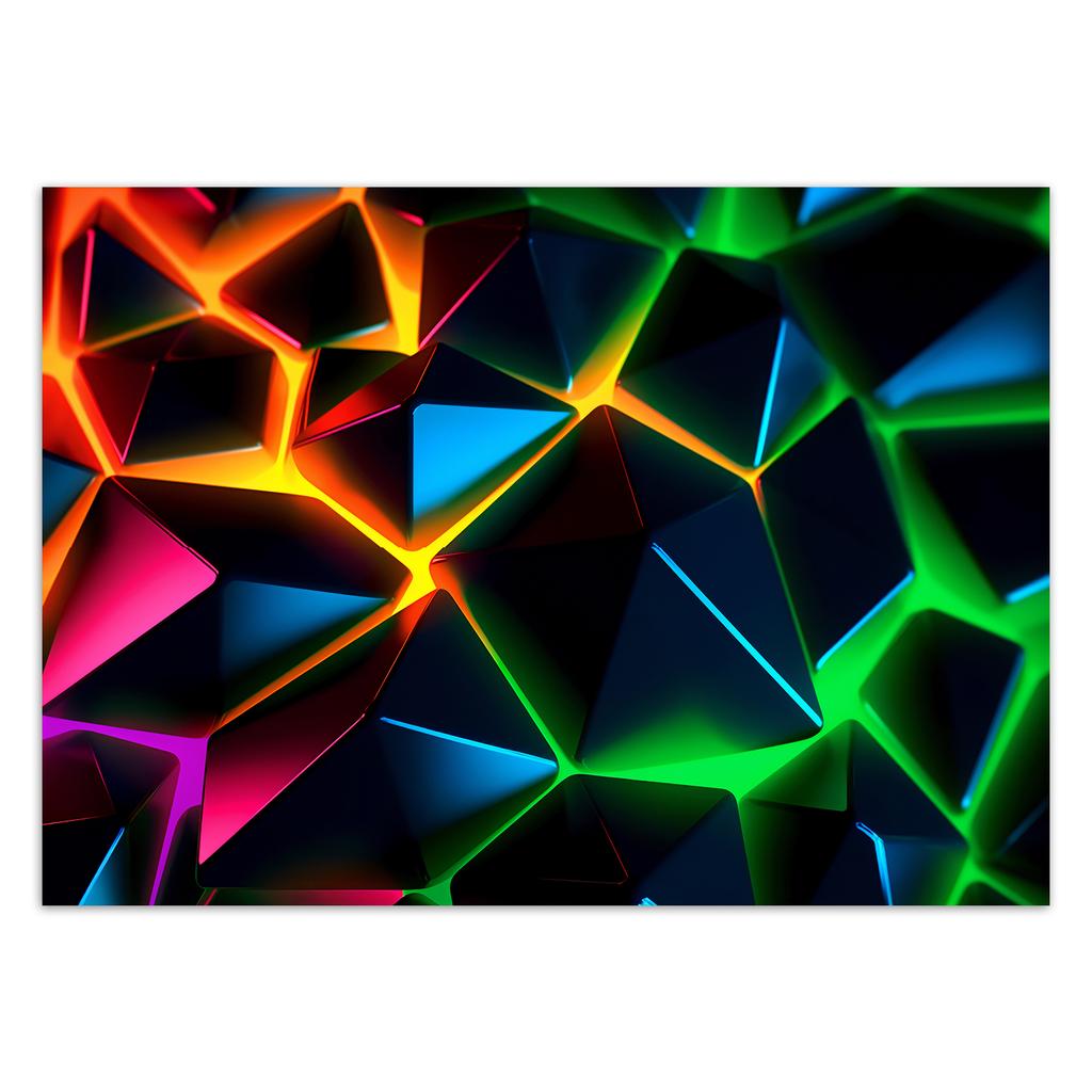 Wallpaper Geometric abstraction 3D