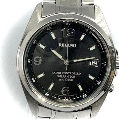 Б/у Рабочий item CITIZEN Citizen REGUNO радио-солнечные мужские часы дата