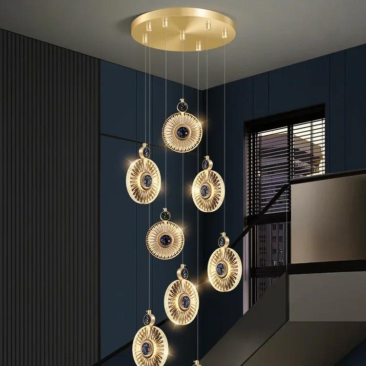 Nordic Home Decor Подвесной светильник для столовой Освещение в помещении Хрустальный светильник Подвесной светильник Люстра Лампы для гостиной