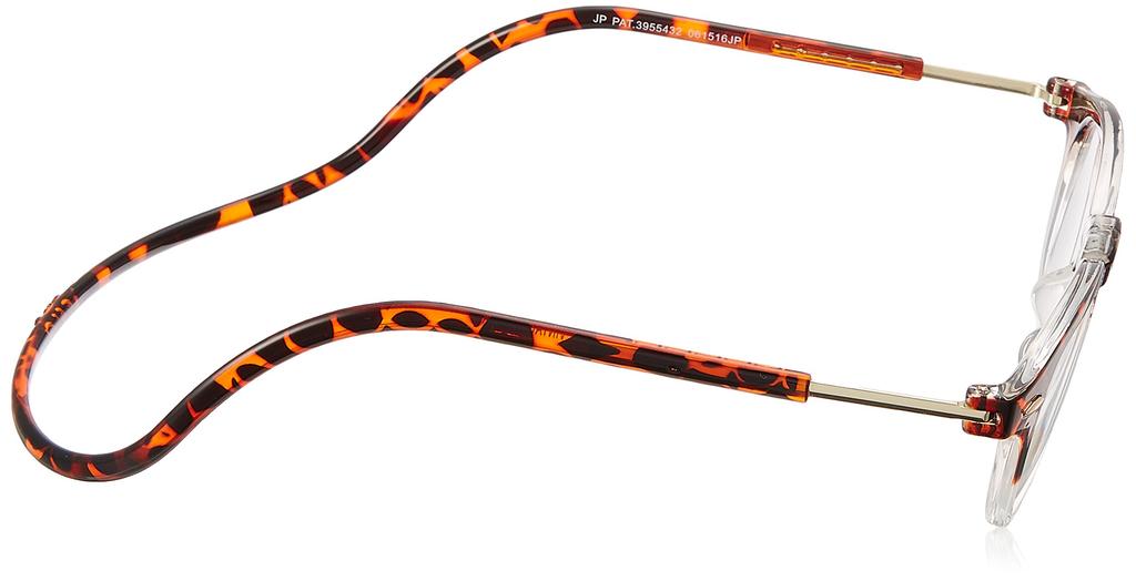 Винтажные очки для чтения Clic VTC (Нажмите Винтаж) Очки/Чтение Totois/Прозрачные +2.00