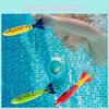 Torpedoes Rings Floating Swimming Pool Toys Dive Sticks Kids Game Gift Prop