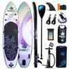 AISUNSS SUP Надувной 320см 81см 15см Речной Полный Комплект Надувная Доска для Серфинга Коралловая Доска, Доска для Гребли Стоя, Длинная, Широкая, Толстая, Стабильная,