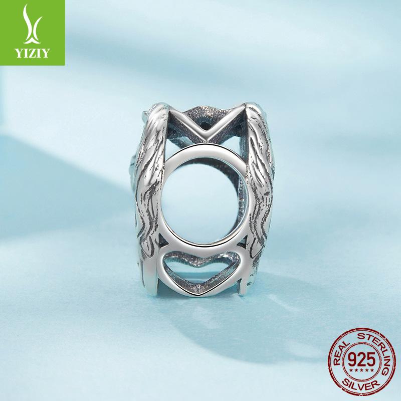 Love Horse Girl Beaded Diy Bracelet Beaded Charm 925 Silver Beads Jewelry Accessories