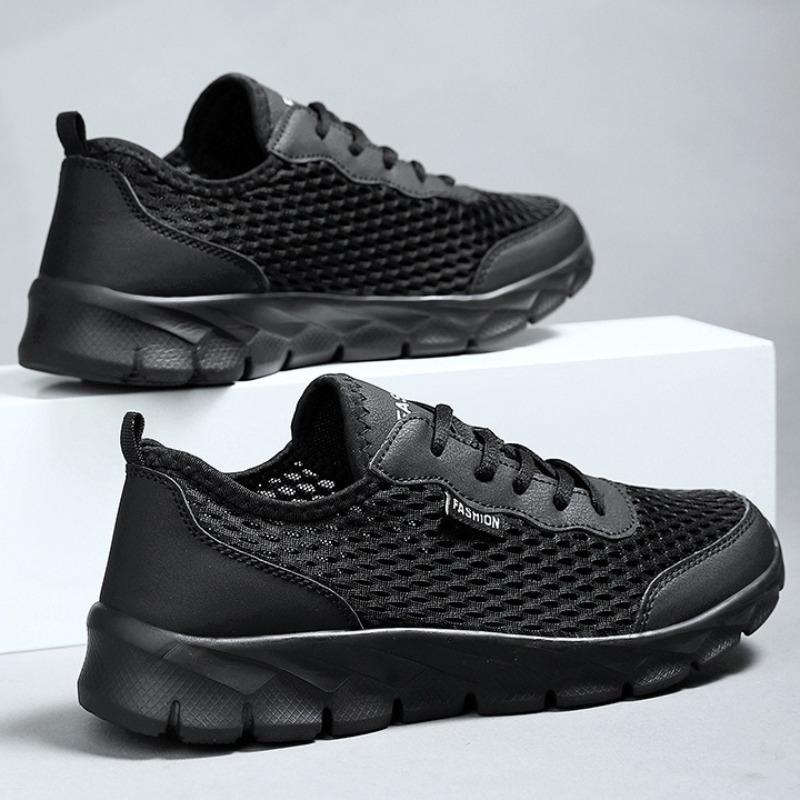 Fashion Men Sneakers Summer Lightweight Breathable Mesh Running Men's Shoes,anti Slip Wear-resistant Platform Sneakers Tênis Masculino
