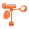 Solar Voice Bird Deterrent 3 Rotating Reflective Prisms Bird Scare Device Insulated Base for Outdoor Orchard Power Grid