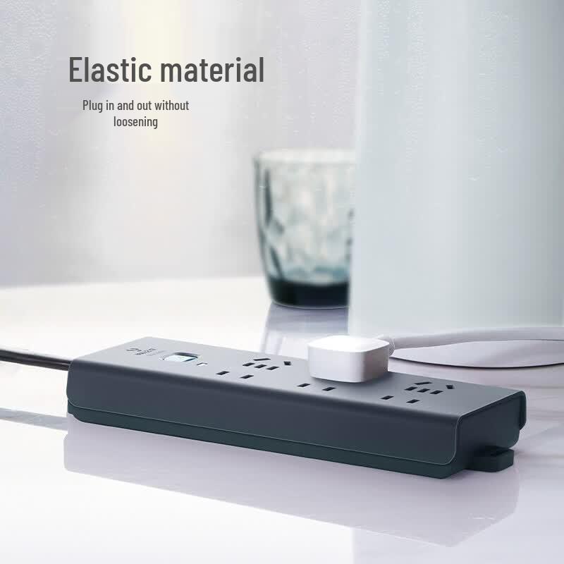BULL 10A 8-Outlet Master Control RCD Power Strip with Safety Gates