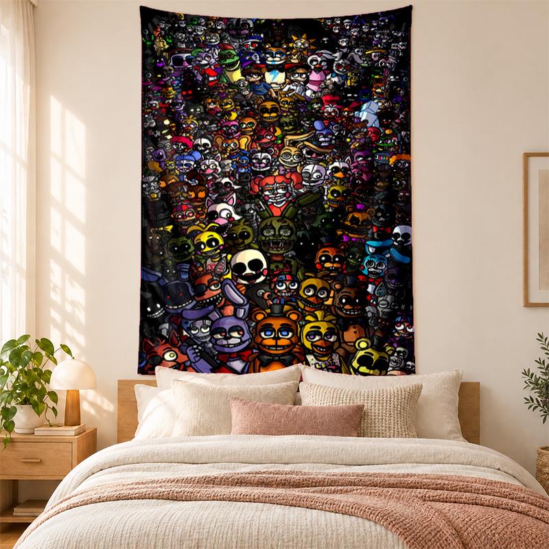 Five nights at freddy Tapestry highquality for decorating living room bedroom dorm walls ideal as bedroom wallart orholiday gift