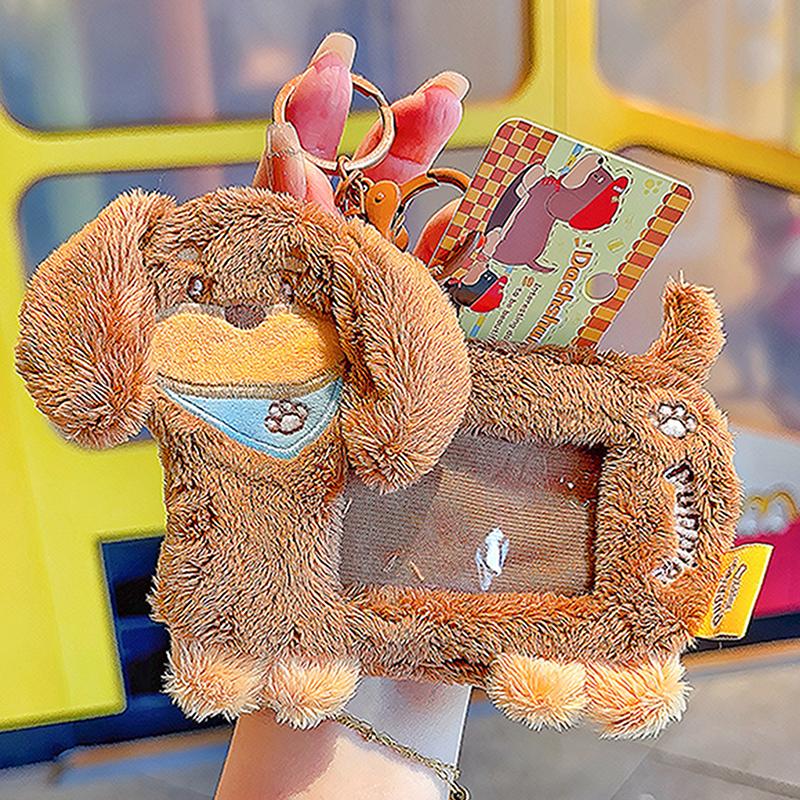 Плюшевая подвеска в виде собаки-сосиски, камера, гамбургер, декоративная кукла, брелок, кукла, ручная игрушка, подарок