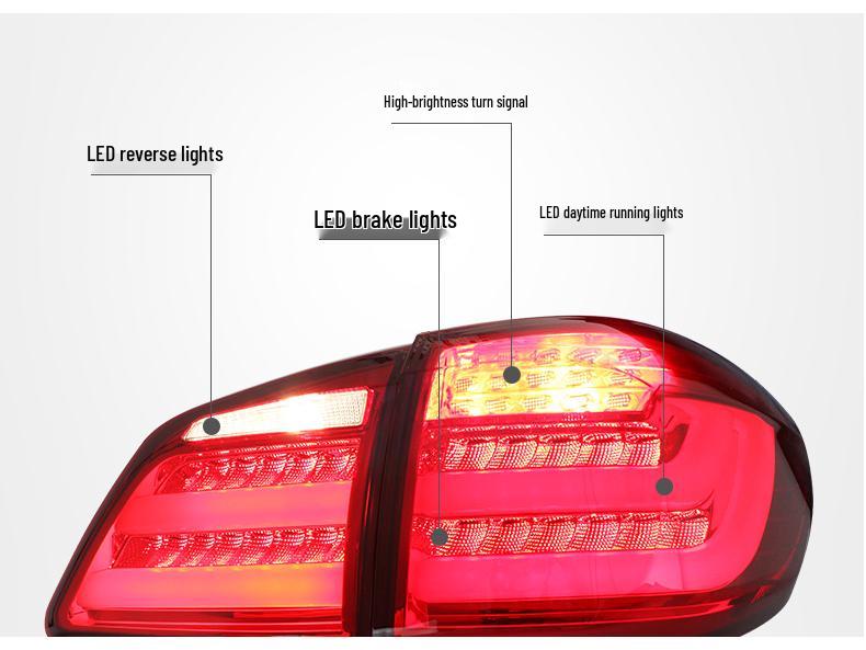 Haval H6 LED Taillight Assembly: High Brightness Daytime, Brake, Turn Signal & Reverse Lights