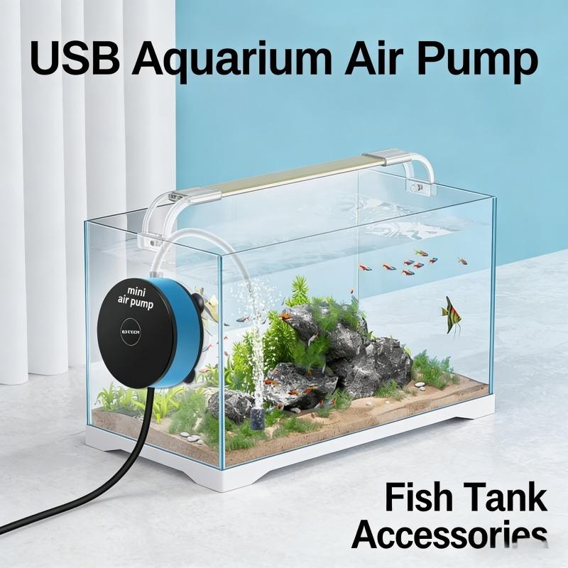 USB DC Низконапорный Аквариумный Кислородный Воздушный Насос Маленький Оксигенирующий Насос Податчик Кислорода Воздушный Компрессор Аквариум Аксессуары для Аквариума