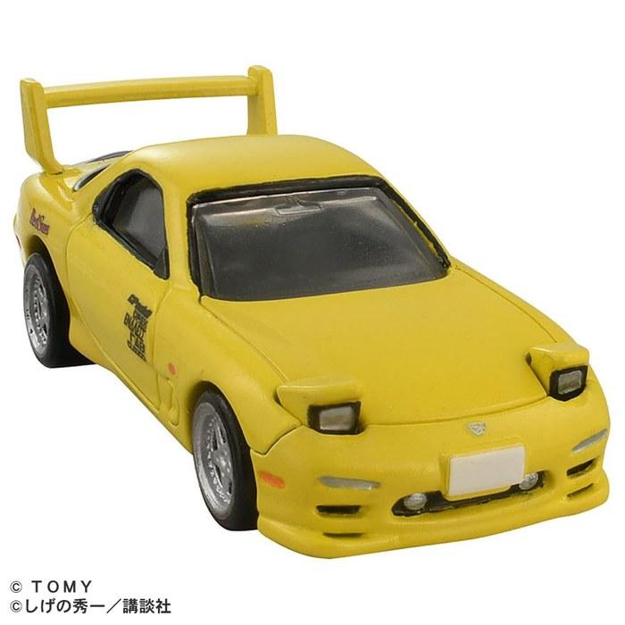 Takara Tomy Tomica Premium Unlimited Steering View Initial D FD3S RX-7 (First Volume Specification) Diecast Car, Red