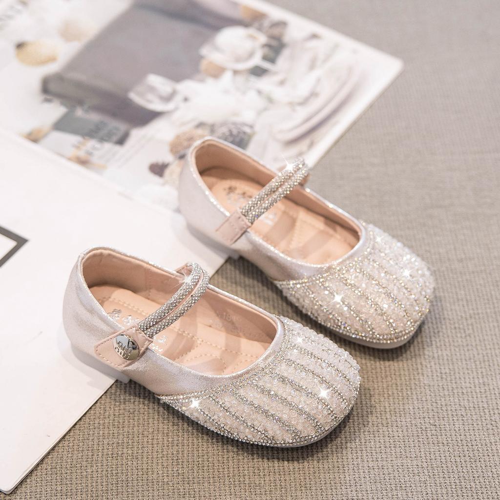 Girls' Princess Shoes Spring New Girls' Leather Shoe Soft Soled Children's Shoe Fashion Girls' Single Shoes Anti Slip Girl Shoes