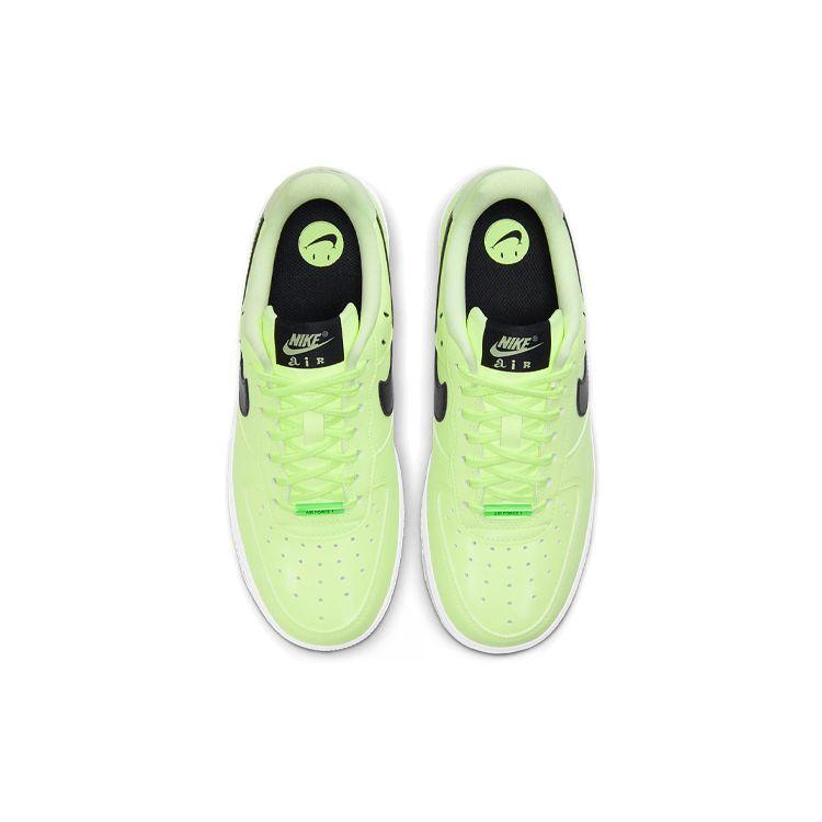 Nike Женские кроссовки Air Force 1 07 LX Barely Volt Зеленый Черный Белый CT3228-701