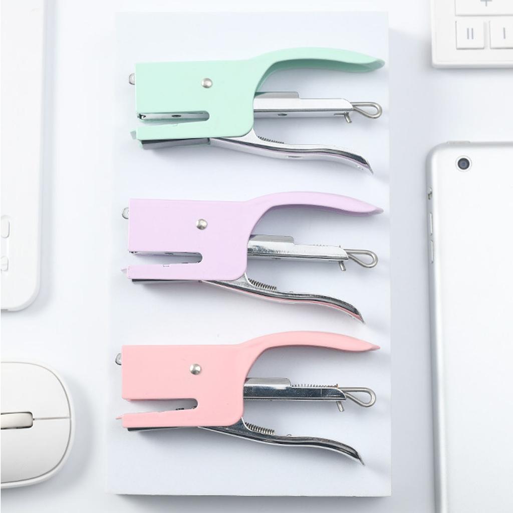 Handheld Stapler 10 To 16 Sheet Capacity Soft Grip Strong Iron Stapler for Office Commercial Home