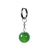 Anime Vintage Ball Dragon Son Goku Earrings With Green Agate Inlay Pearls Round