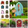 Sculpture Figurines Wooden Decoration Ornaments Courtyard Tree Decoration Fairy Tale Fairy Gate