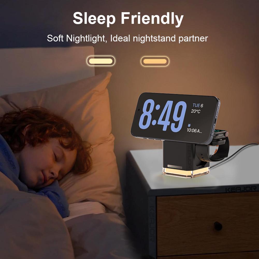 3 в 1 беспроводное зарядное устройство магнитное для iPhone 16 15 14 13 12 Pro Max Fold беспроводная зарядная станция быстрая зарядка для часов