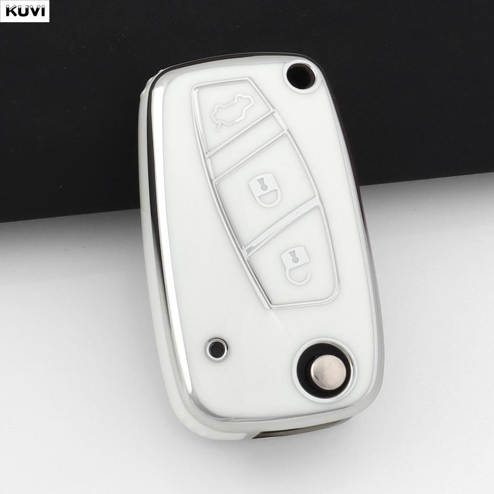 НОВЫЙ Розовый ТПУ Чехол для Ключа Автомобиля Для FIAT 500 Panda Idea Stilo Ducato Punto Bravo Grande Minibus Doblo Защищенный Брелок Аксессуары