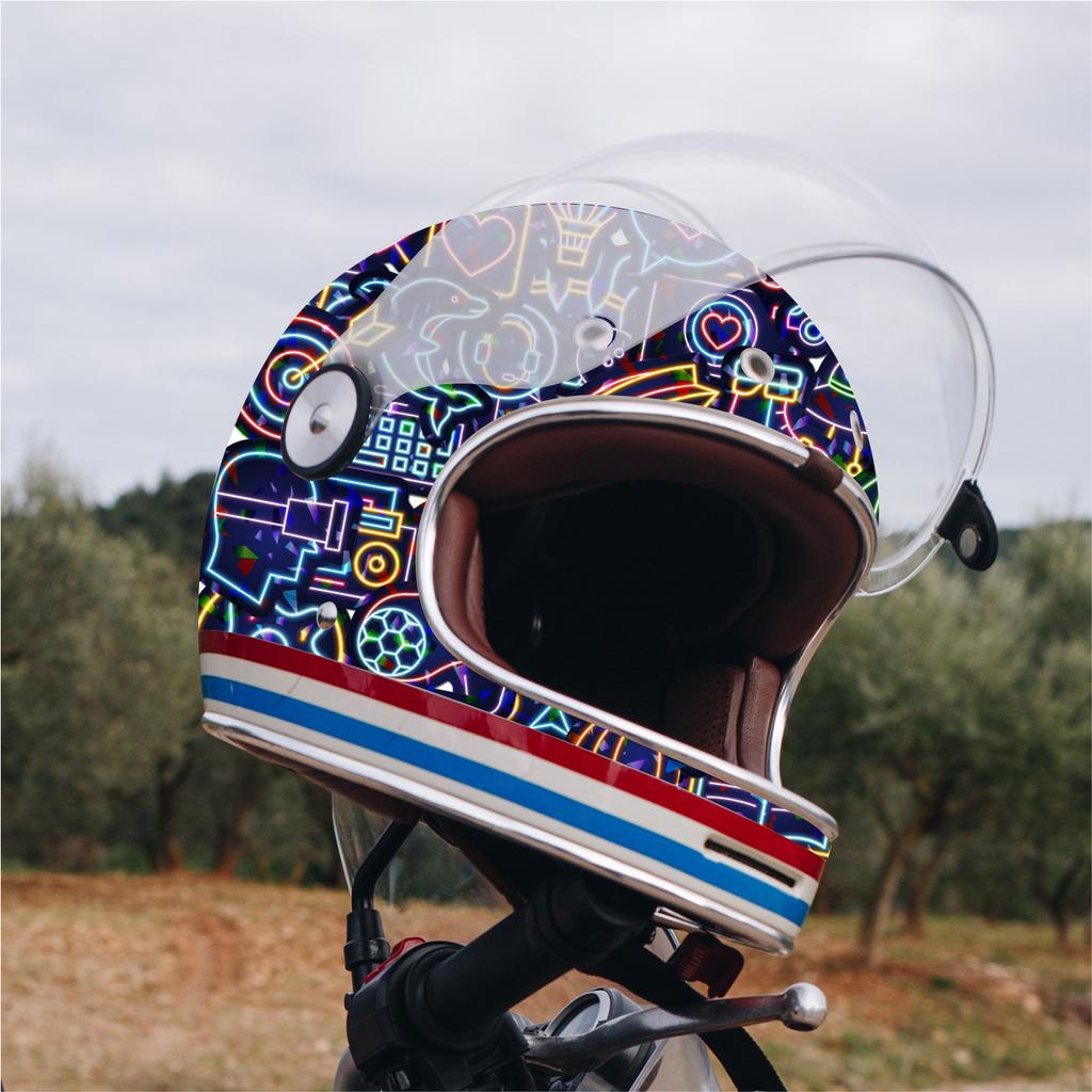 Неоновые наклейки 50 голографических вспышек велосипед мотоцикл шлем гитара DIY лазерные наклейки