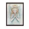 Pastel Angel of Prayer Pastel Angel of Prayer, 40X50 Cm, Gold Aluminum Frame, 230 Gsm Matte Paper