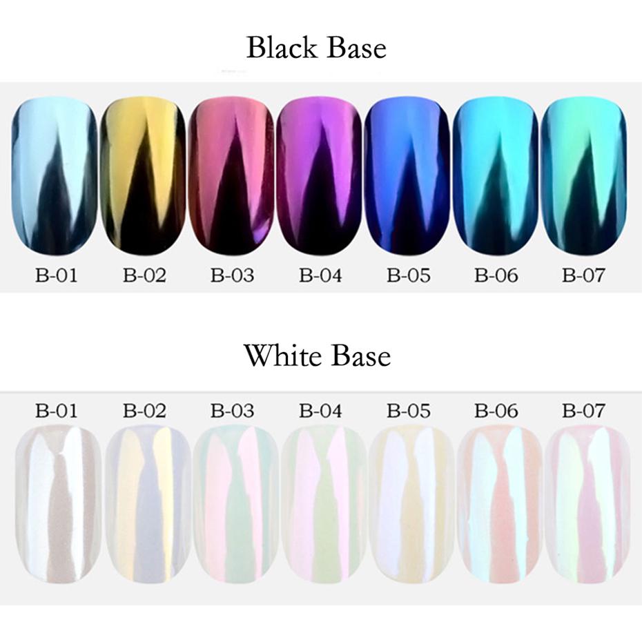 Жемчужная пудра для декора ногтей