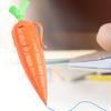 Ручка-диктофон Морковь Милая шариковая ручка с функцией записи и воспроизведения 20 секунд Инструмент для плавного письма Студенческие учебные канцелярские товары