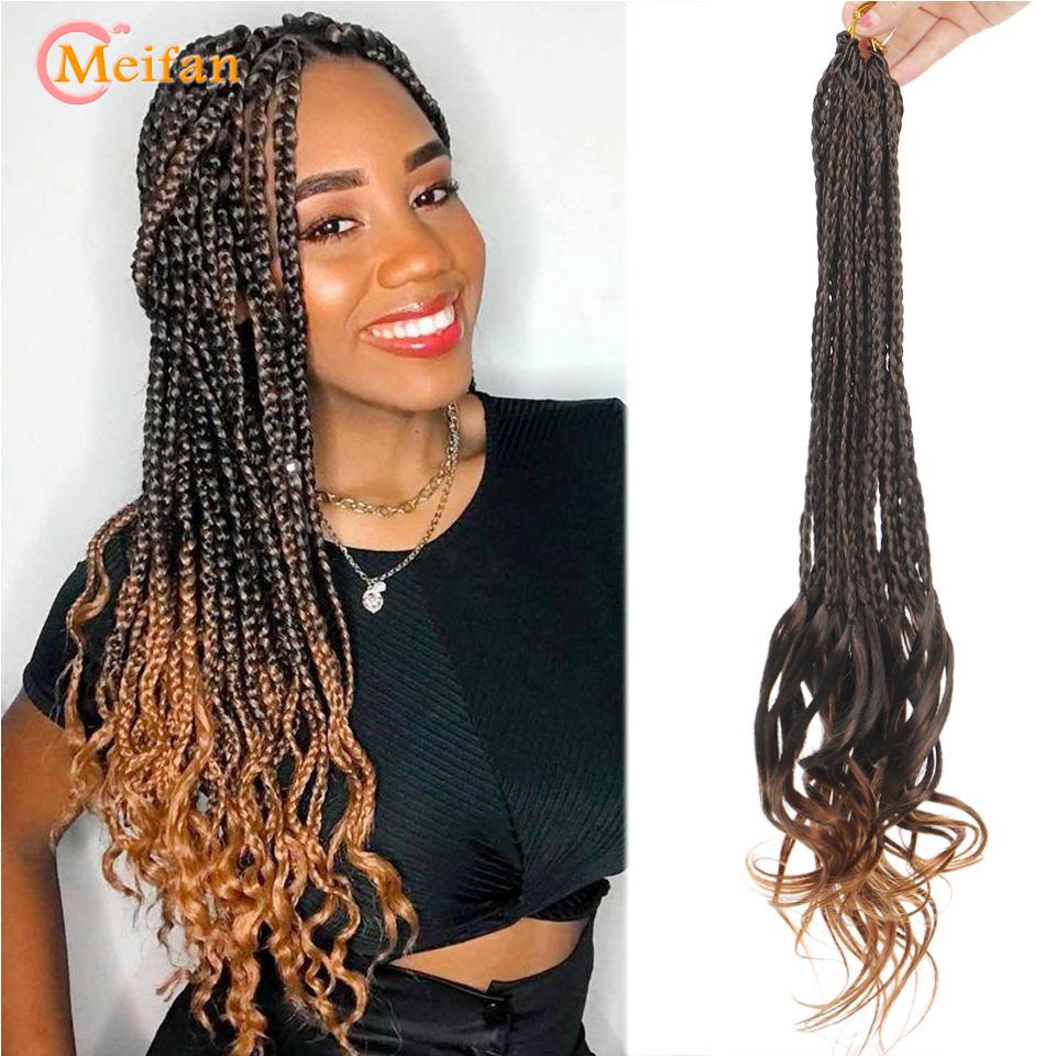 18-дюймовые синтетические свободные волнистые плетения волос, большие волны, вязанные крючком волосы, предварительно растянутые французские кудри, омбре, косы для женщин