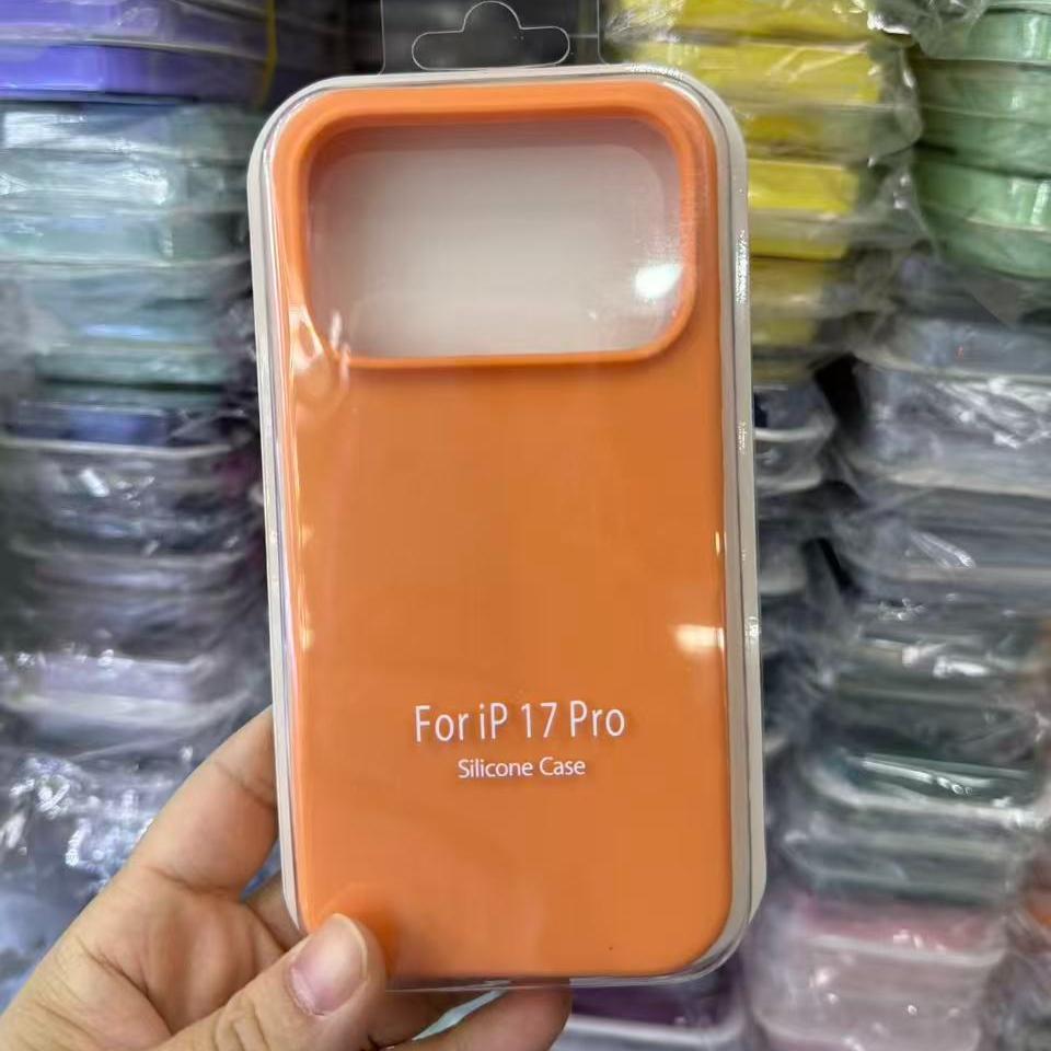 Стиль INS Конфетный Цвет Жидкий Силикон Ощущение Кожи Чехол Для iPhone 17 Pro Max 16 15 14 Защита Камеры Сенсорной Кнопки С Коробкой Противоударный Нескользящий Чехол