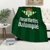Футбольное R-Real Betis B-Balompie Плед Плед для Дивана Дивана Путешествия Дома Похода Пикника Кровать Постельное Фланелевый Плед подарок