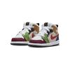 Детские кроссовки Air Jordan 1 Mid SE TD Messy Room, разноцветные, белые, черные DR6959-100